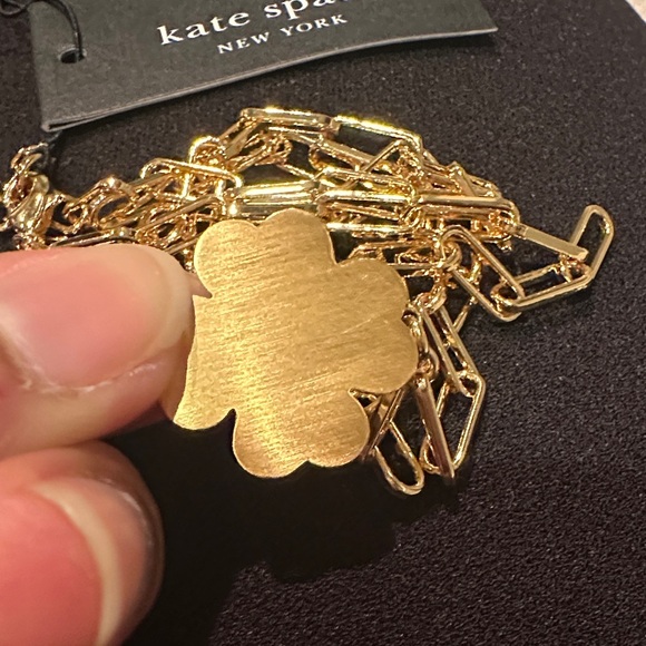 Kate Spade Gold Flower Necklace - Picture 5 of 6